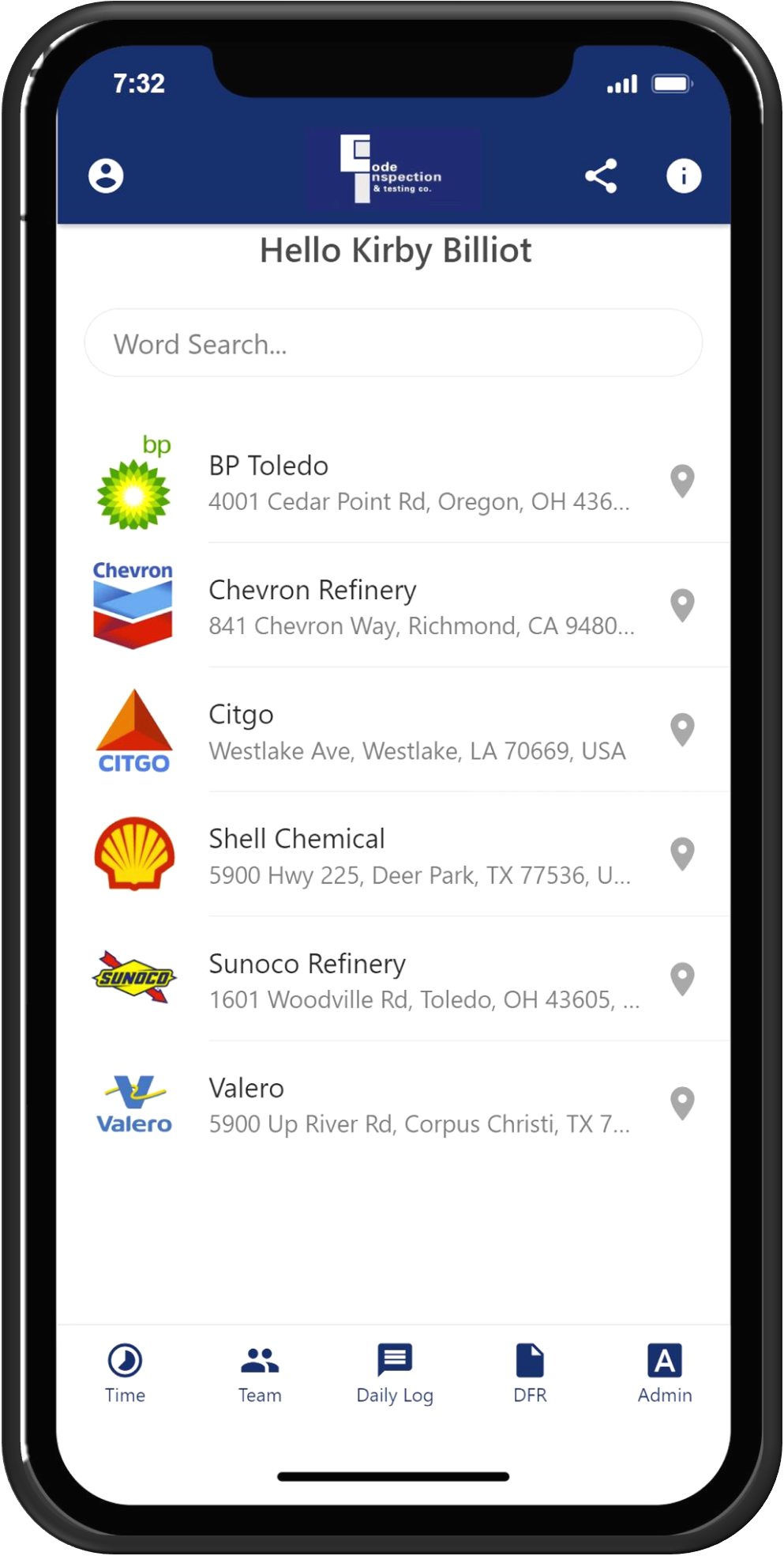 Quick actions on mobile