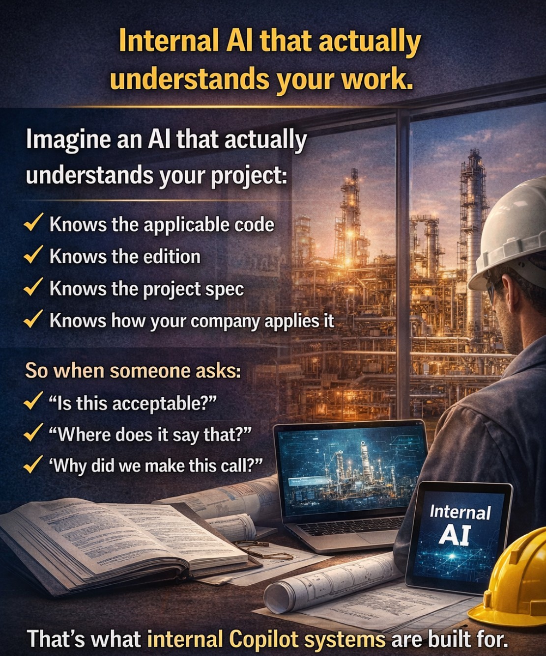 Internal AI that understands your work