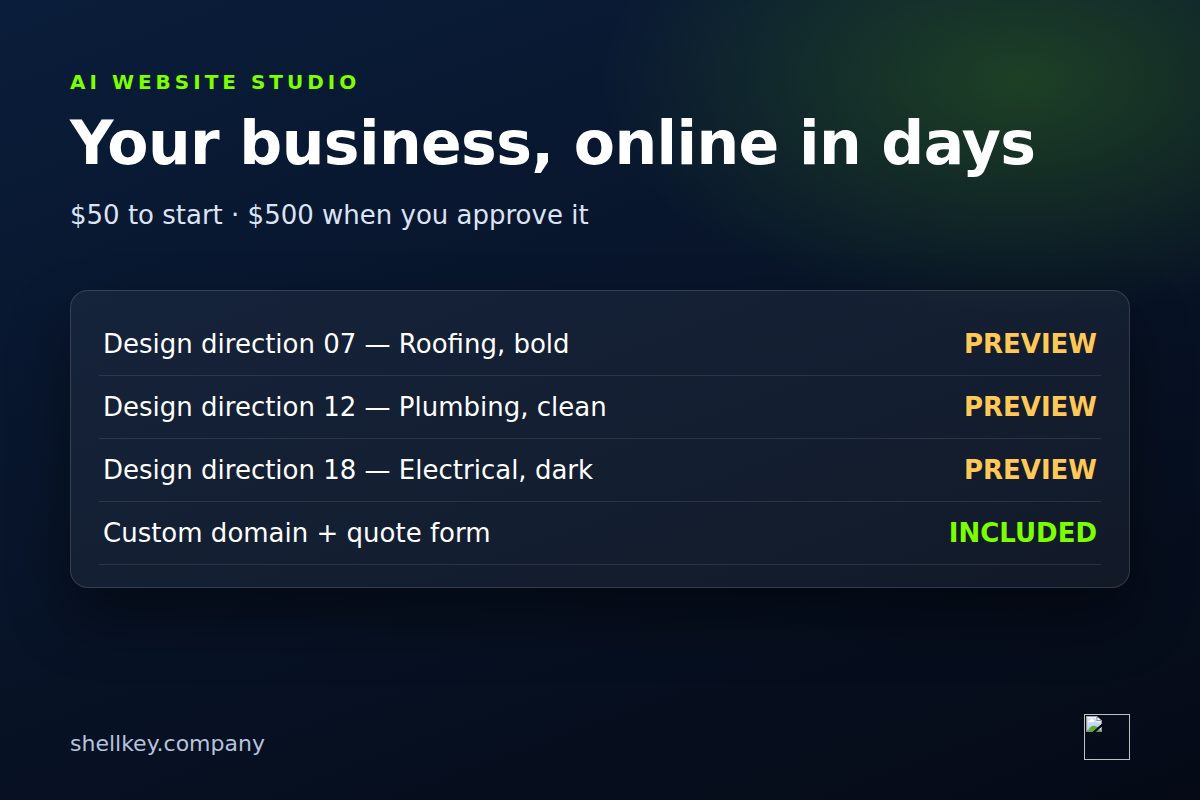 AI Website Studio