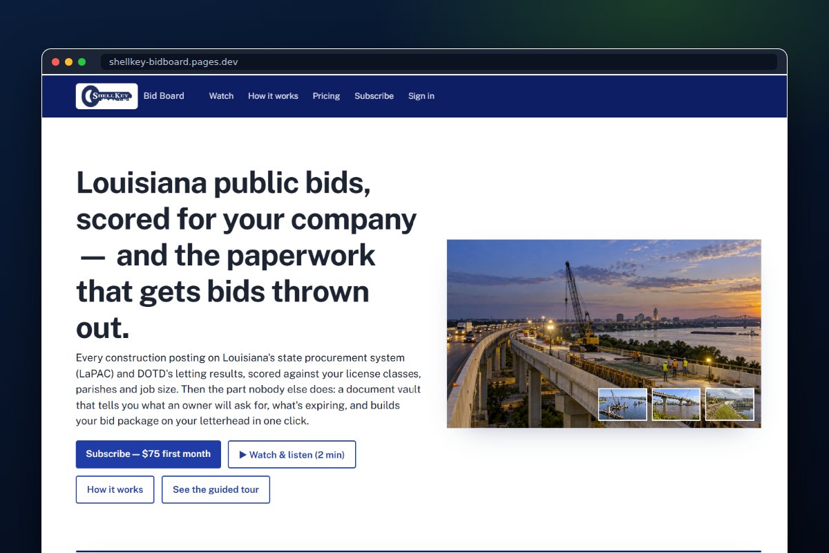 Bid Board